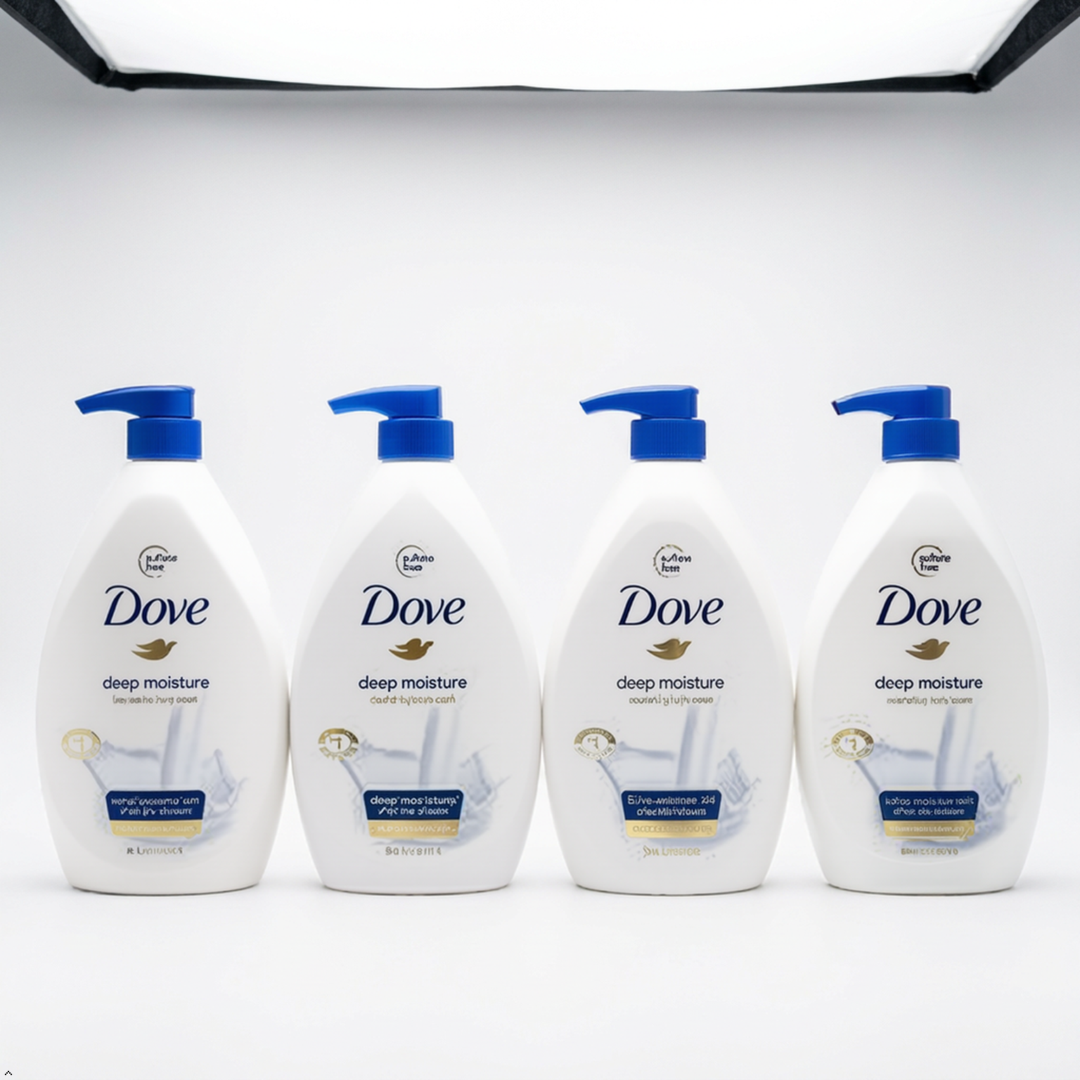 Dove Deep Moisture Body Wash, 34 oz Pump (Pack of 4)4 Dove